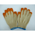 Rubberized Safety Gloves, Made of Cotton, (LG003)